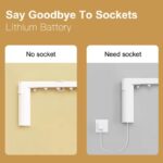 Electric Curtain Motor Quite Zigbee Wifi Remote Conotrol Lithium Battery Smart Curtain - Image 3