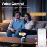 Electric Curtain Motor Quite Zigbee Wifi Remote Conotrol Lithium Battery Smart Curtain - Image 5