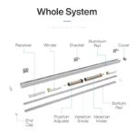 Easy Clean Waterproof Horizontal Automatic Electric Venetian Blinds - Image 5