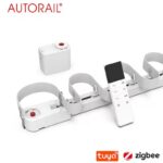 Complete Hidden Track and Motor Wave Rippld Fold Electric Curtain Rail - Image 2