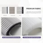 Day and Night Blinds Smart Double Cellular Blinds Honeycomb Pleated Window Shades Home Fabric Spring Format - Image 3