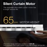 Complete Hidden Track and Motor Wave Rippld Fold Electric Curtain Rail - Image 4
